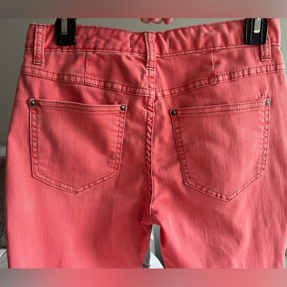 Free People Coral Pink Skinny Jeans